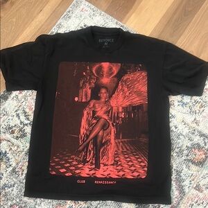 BEYONCE CLUB RENAISSANCE - Black Graphic T-Shirt